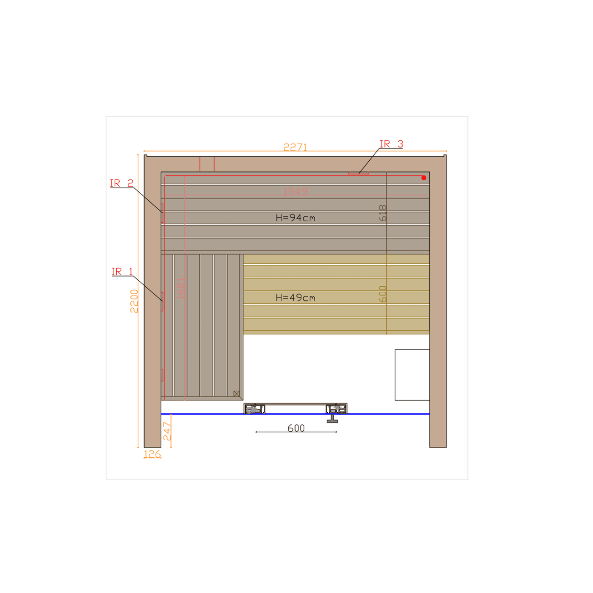 ThermaSol Fortis Outdoor Sauna