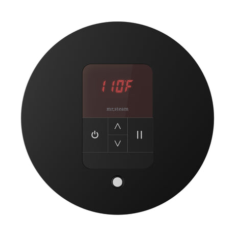 Mr. Steam iTempo Round Steam Shower Control and Steamhead