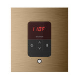 Mr. Steam iTempo Square Steam Shower Control and Steamhead