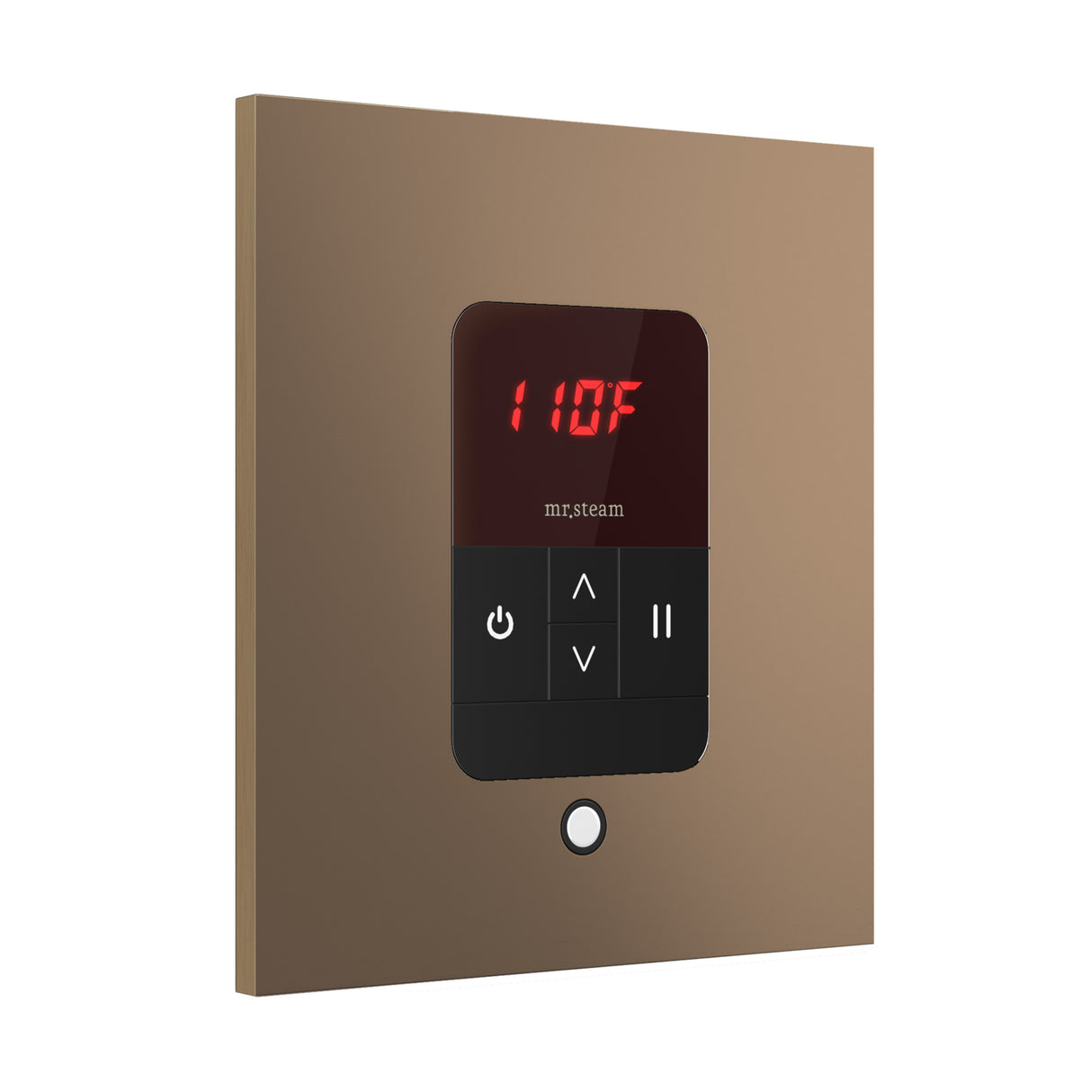 Mr. Steam iTempo Square Steam Shower Control and Steamhead