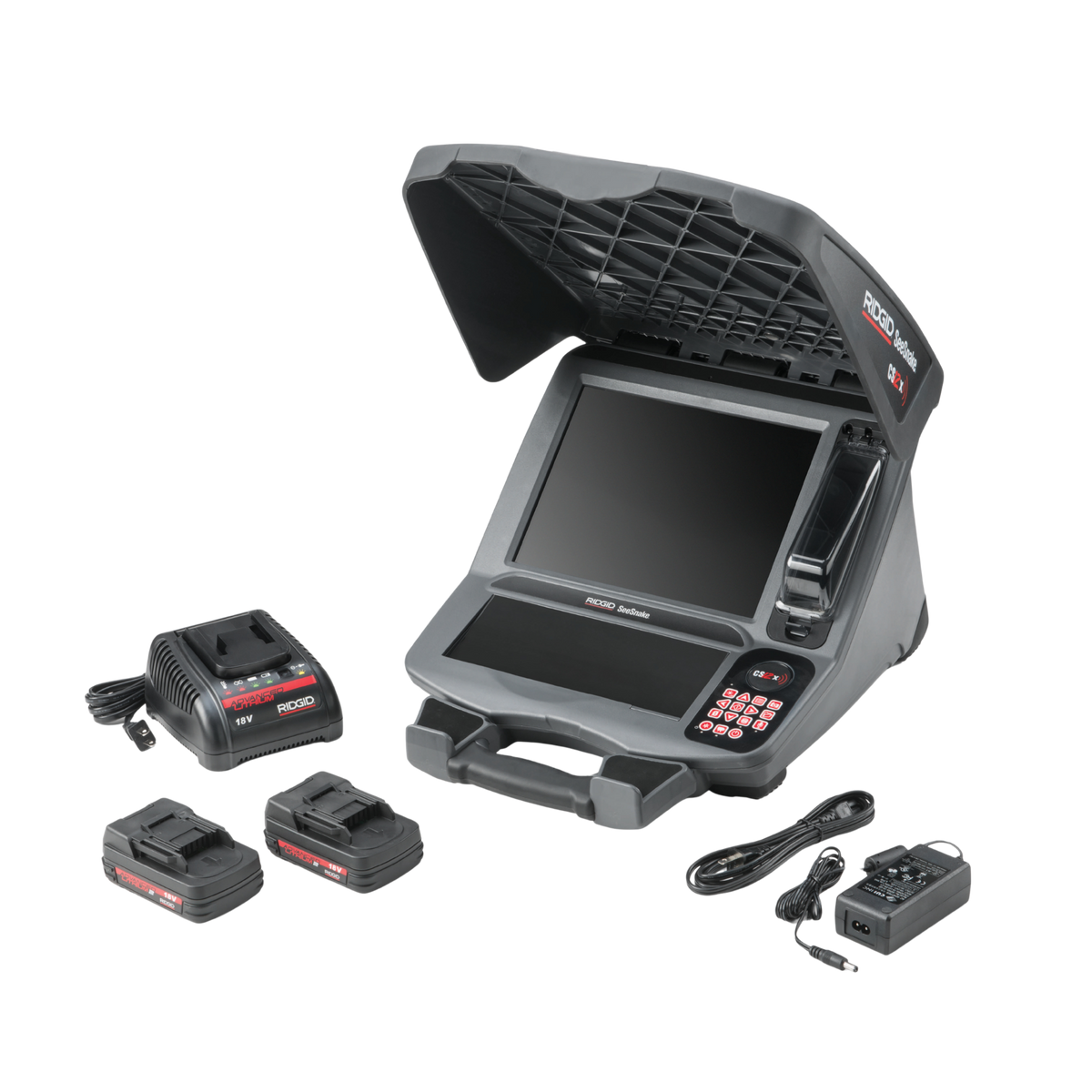 RIDGID 57288 CS12x Digital Reporting Monitor with Wi-Fi - 2 Batteries and 1 Charger RIDGID