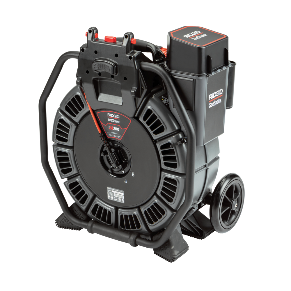 RIDGID 63658 SeeSnake rM200A Reel with Self-Leveling Camera Powered with TruSense RIDGID