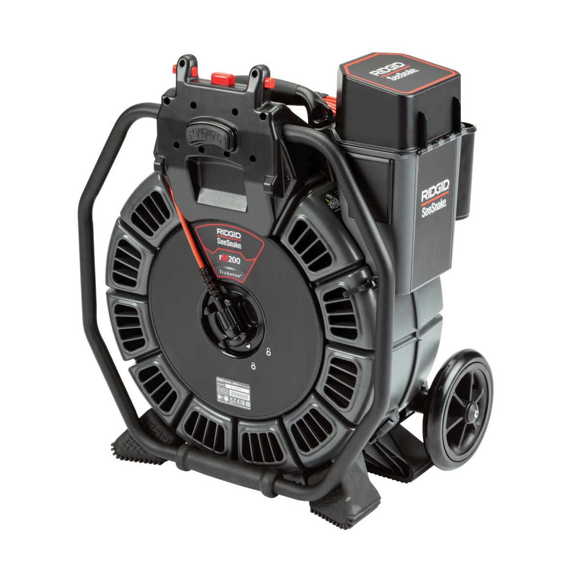 RIDGID 63658 SeeSnake rM200A Reel with Self-Leveling Camera Powered with TruSense RIDGID