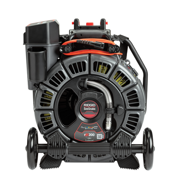 RIDGID 63658 SeeSnake rM200A Reel with Self-Leveling Camera Powered with TruSense RIDGID