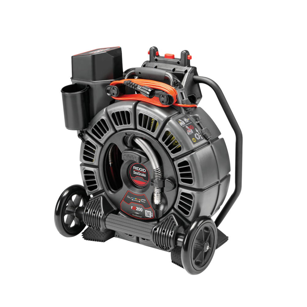 RIDGID 63658 SeeSnake rM200A Reel with Self-Leveling Camera Powered with TruSense RIDGID