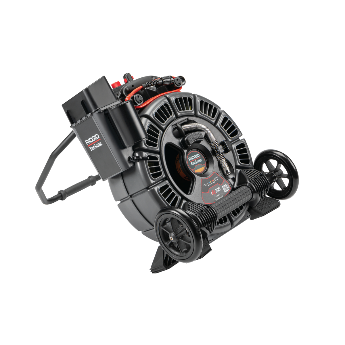 RIDGID 63663 SeeSnake rM200B Reel (165'/50m) with Self-Leveling Camera Powered with TruSense RIDGID