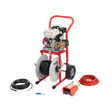 RIDGID 63882 KJ-2200 Jetter with Pulse, H-61, H-62, and H-64 1/8" NPT Nozzles, H-71 and H-72 1/4" NPT Nozzles, 75' x 3/16" Trap Hose, FV-1 Foot Valve, Nozzle Cleaning Tool, and H-1235 Wash Wand Hose 1/2" x 35', H-30 Cart, and 110' x 1/4" Jet Hose RIDGID