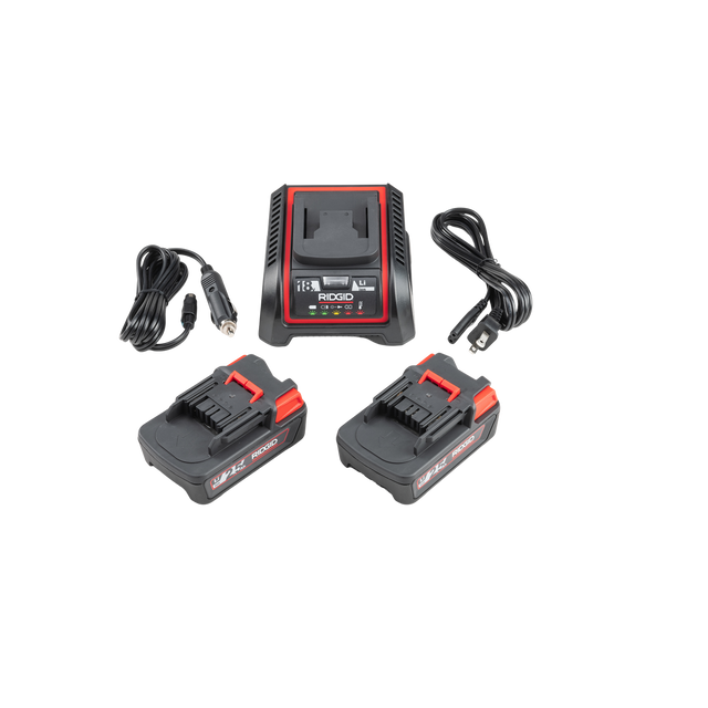 RIDGID 66013 Set of 2 Batteries / 1 Charger RIDGID