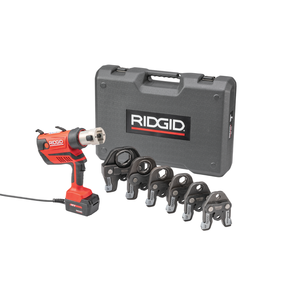 RIDGID 67068 RP 350 Press Tool Corded Kit with ProPress Jaws (1/2"-2") RIDGID