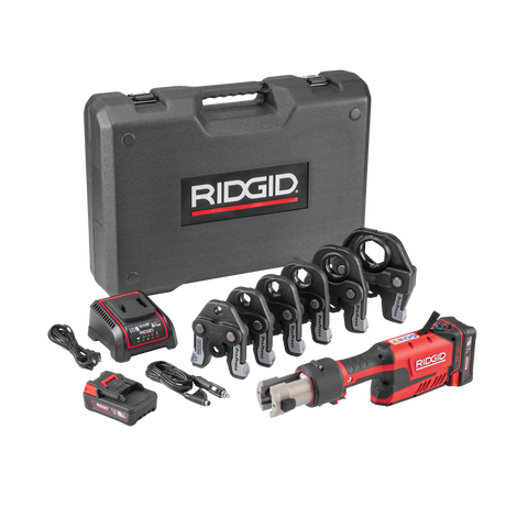 RIDGID 67178 RP 351 Press Tool with Battery Kit & ProPress Jaws (1/2"-2") RIDGID
