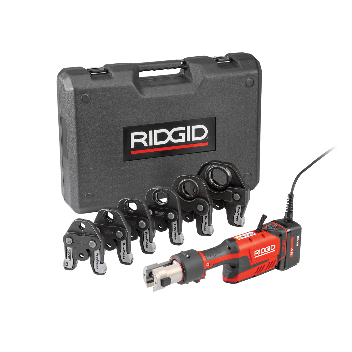 RIDGID 67193 RP 351 Press Tool with Corded Kit & ProPress Jaws (1/2"-2") RIDGID