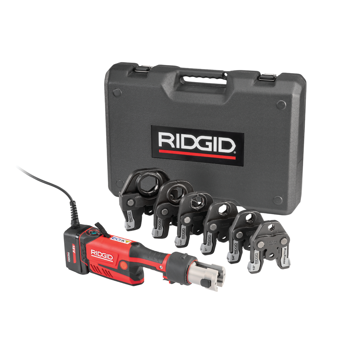 RIDGID 67193 RP 351 Press Tool with Corded Kit & ProPress Jaws (1/2"-2") RIDGID