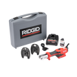 RIDGID 72543 RP 115 Mini Press Tool with Battery Kit & PureFlow Jaws (1/2”–3/4”) RIDGID