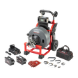 RIDGID 73073 K-4310 FXP 5/8" Drum Machine with FXP Battery-8.0 Ah (Qty-2) & Charger RIDGID