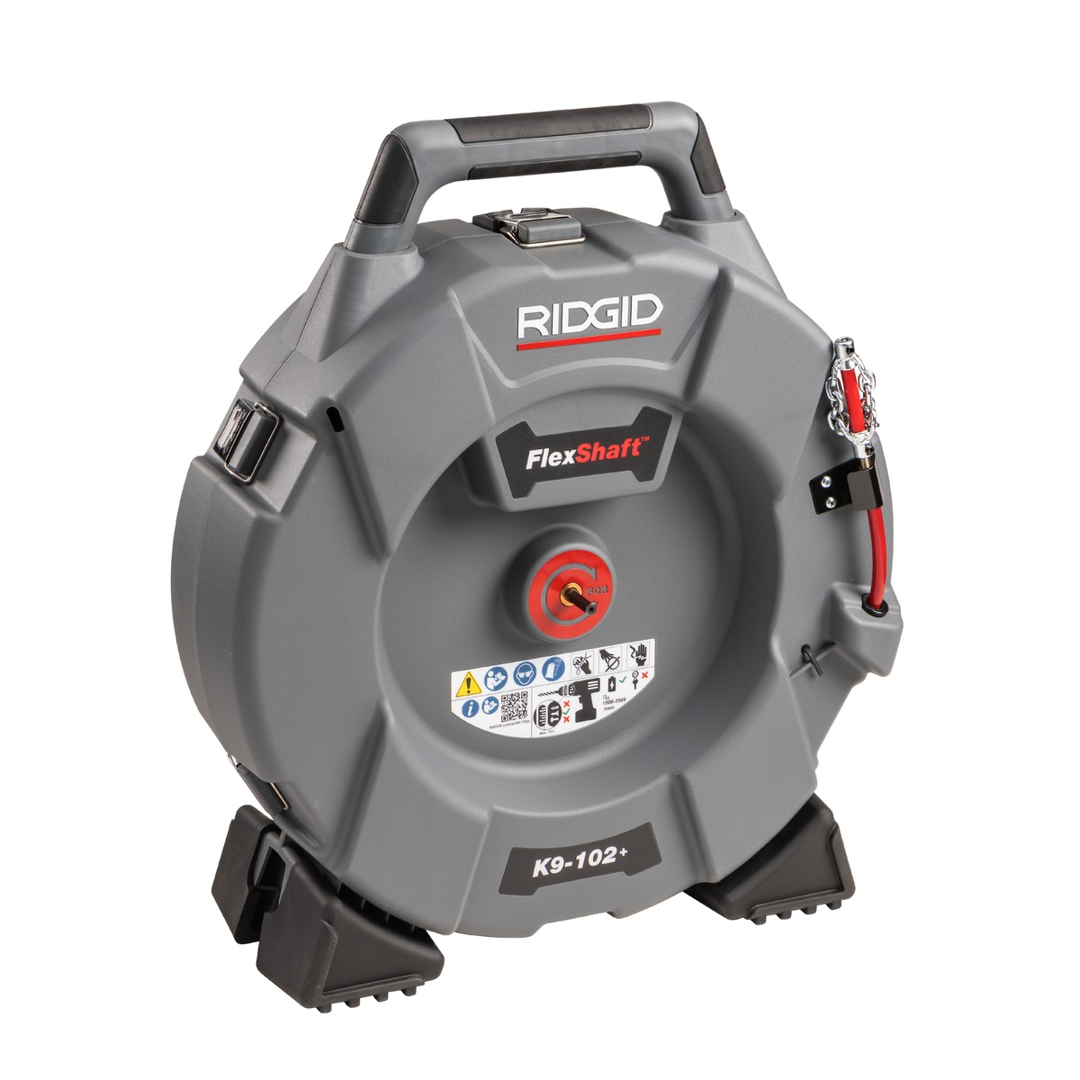 RIDGID 76193 FlexShaft, K9-102+ for 1 1/4-2" (32 - 50 mm) Pipes; Includes: 50' (15,2 m) 1/4" (6 mm) cable and kit RIDGID