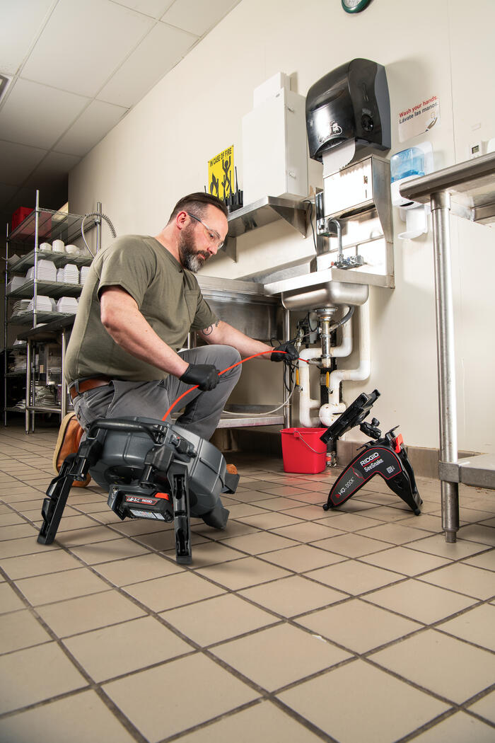 RIDGID 78118 SeeSnake microREEL APX & CSx Via System with TruSense RIDGID
