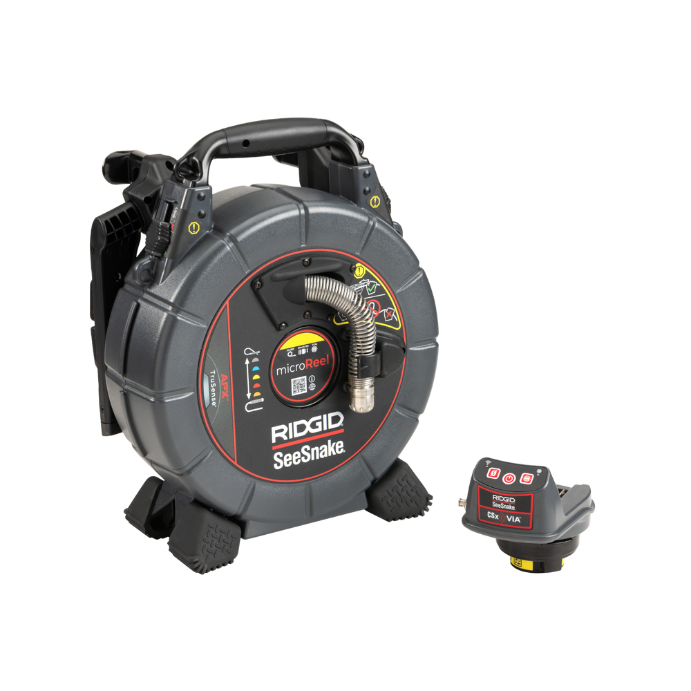 RIDGID 78118 SeeSnake microREEL APX & CSx Via System with TruSense RIDGID