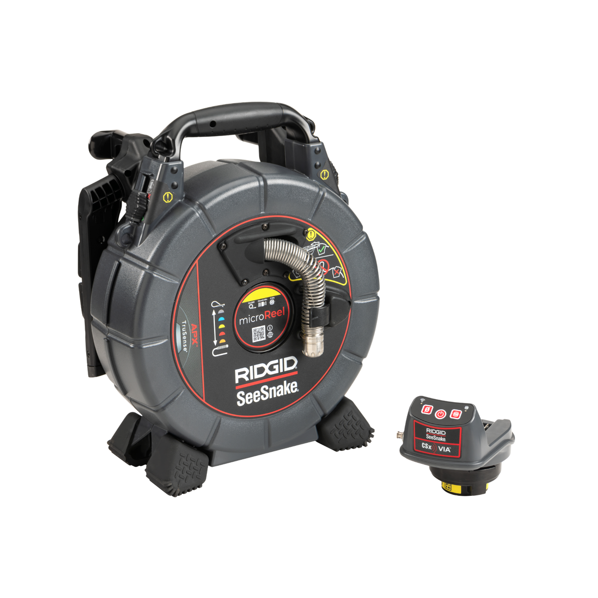 RIDGID 78118 SeeSnake microREEL APX & CSx Via System with TruSense RIDGID