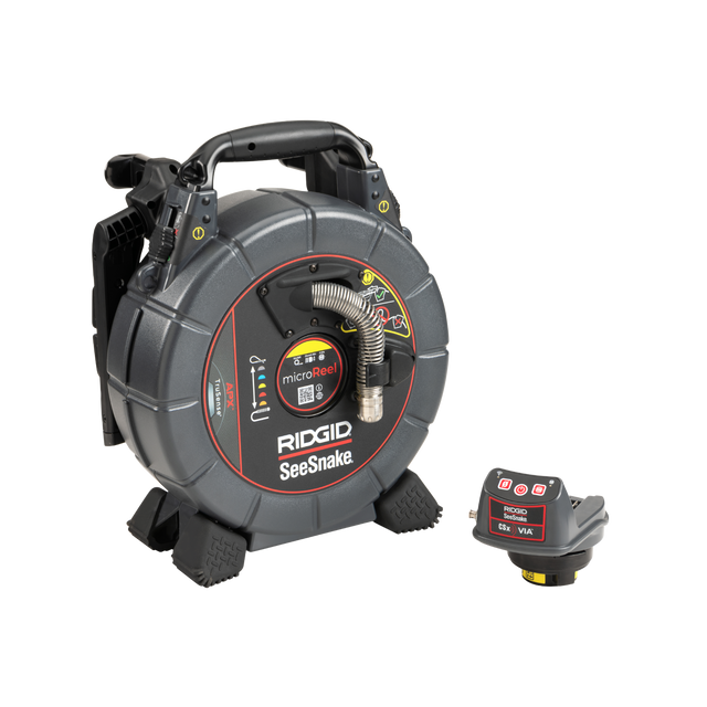 RIDGID 78118 SeeSnake microREEL APX & CSx Via System with TruSense RIDGID