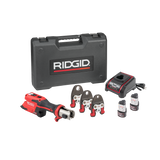 RIDGID 78168 RP 251 Press Tool Battery Kit with 1/2", 3/4" and 1" PureFlow Jaws RIDGID