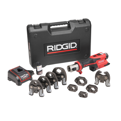 RIDGID 78208 RP 251 Press Tool Battery Kit with ProPress Rings Jaws (1/2"–1 1/4") and C1 Actuator RIDGID