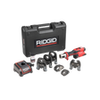 RIDGID 78228 RP 251 Press Tool Battery Kit 1/2"-1" MegaPress Jaws and 1/2"-3/4" Rings with C1 Actuator RIDGID