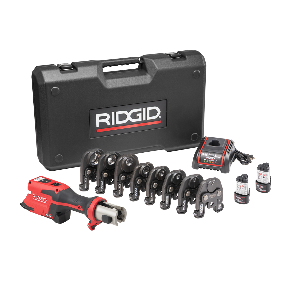 RIDGID 78238 RP 251 Press Tool Battery Kit with RLS Jaws (1/4"–1 3/8") RIDGID