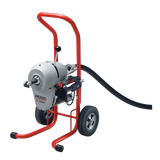 RIDGID 23712 K-1500A Machine with A-1 Mitt, A-12 Pin Key, and Rear Guide Hose, Plus: Seven Sections 1 1/4" (32 mm) (C-11) Cable, Total 105 Feet, Two A-8 Cable Carriers, Nine-Piece 1 1/4" Tool Set RIDGID