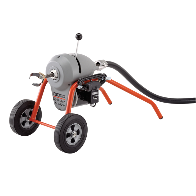 RIDGID 46907 K-1500SP-B Drain Cleaner with C-11 Cables & Tools Kit RIDGID