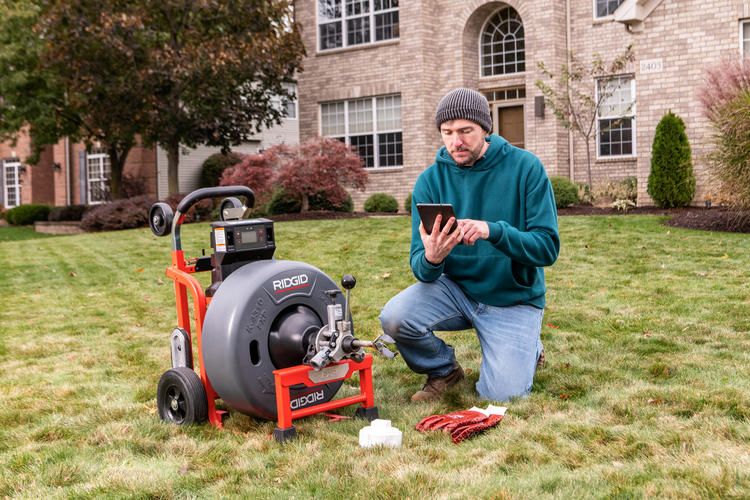 RIDGID 73073 K-4310 FXP 5/8" Drum Machine with FXP Battery-8.0 Ah (Qty-2) & Charger RIDGID