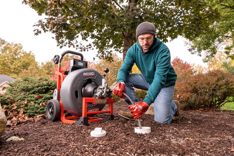 RIDGID 73073 K-4310 FXP 5/8" Drum Machine with FXP Battery-8.0 Ah (Qty-2) & Charger RIDGID