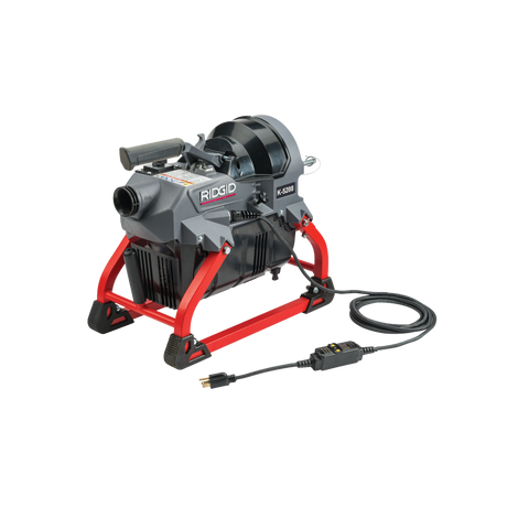 RIDGID K-5208 Sectional Machine Front Left with GFI