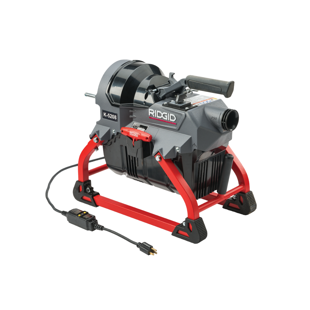 RIDGID K-5208 Sectional Machine Front Right with GFI