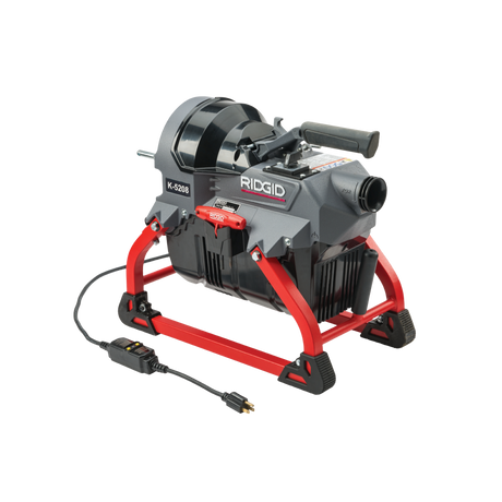RIDGID K-5208 Sectional Machine Front Right with GFI