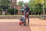 RIDGID 83557 K-750R 5/8" (16 mm) Open Cage Drum Machine with 5/8" x 100' (16 mm x 30.5 m) IW Solid Core Cable, 2", 3", and 4" "C" Cutters, P-Trap Cutter, Spade Blade, Tool Box, and Gloves RIDGID