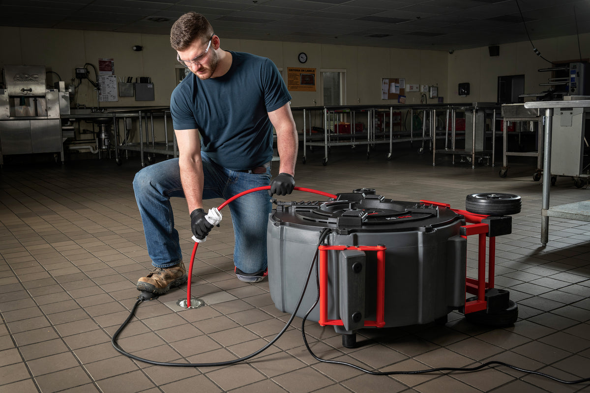 RIDGID 66593 FlexShaft K9-306 NA 3"-6" (75 mm - 150 mm) Pipes Includes: 3/8" by 125' (10 mm x 38 m) cable and kit RIDGID