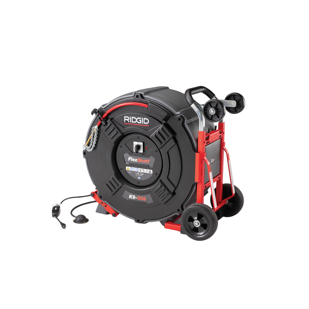 RIDGID 66593 FlexShaft K9-306 NA 3"-6" (75 mm - 150 mm) Pipes Includes: 3/8" by 125' (10 mm x 38 m) cable and kit RIDGID