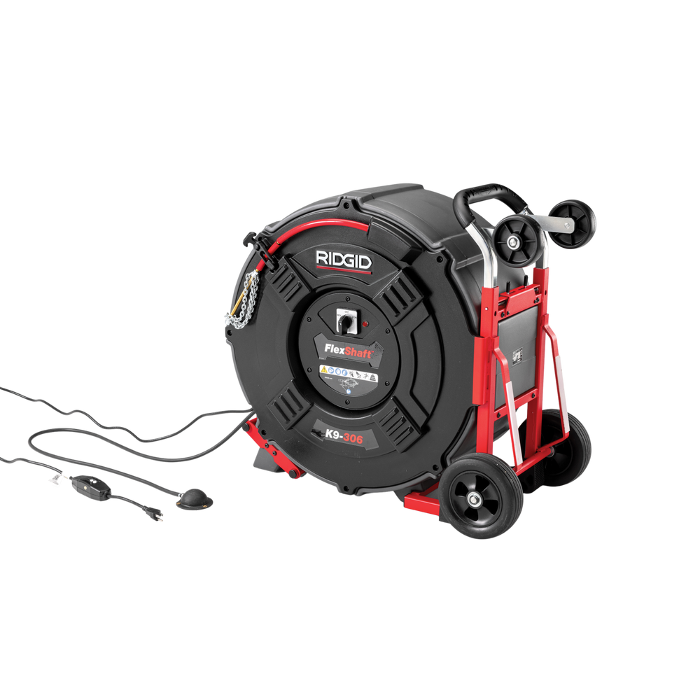 RIDGID 66593 FlexShaft K9-306 NA 3"-6" (75 mm - 150 mm) Pipes Includes: 3/8" by 125' (10 mm x 38 m) cable and kit RIDGID