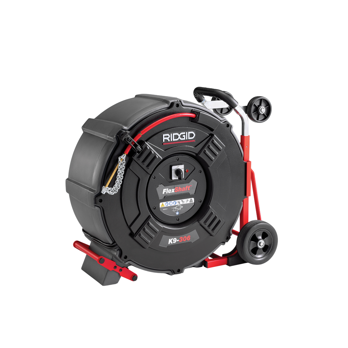 RIDGID 66593 FlexShaft K9-306 NA 3"-6" (75 mm - 150 mm) Pipes Includes: 3/8" by 125' (10 mm x 38 m) cable and kit RIDGID