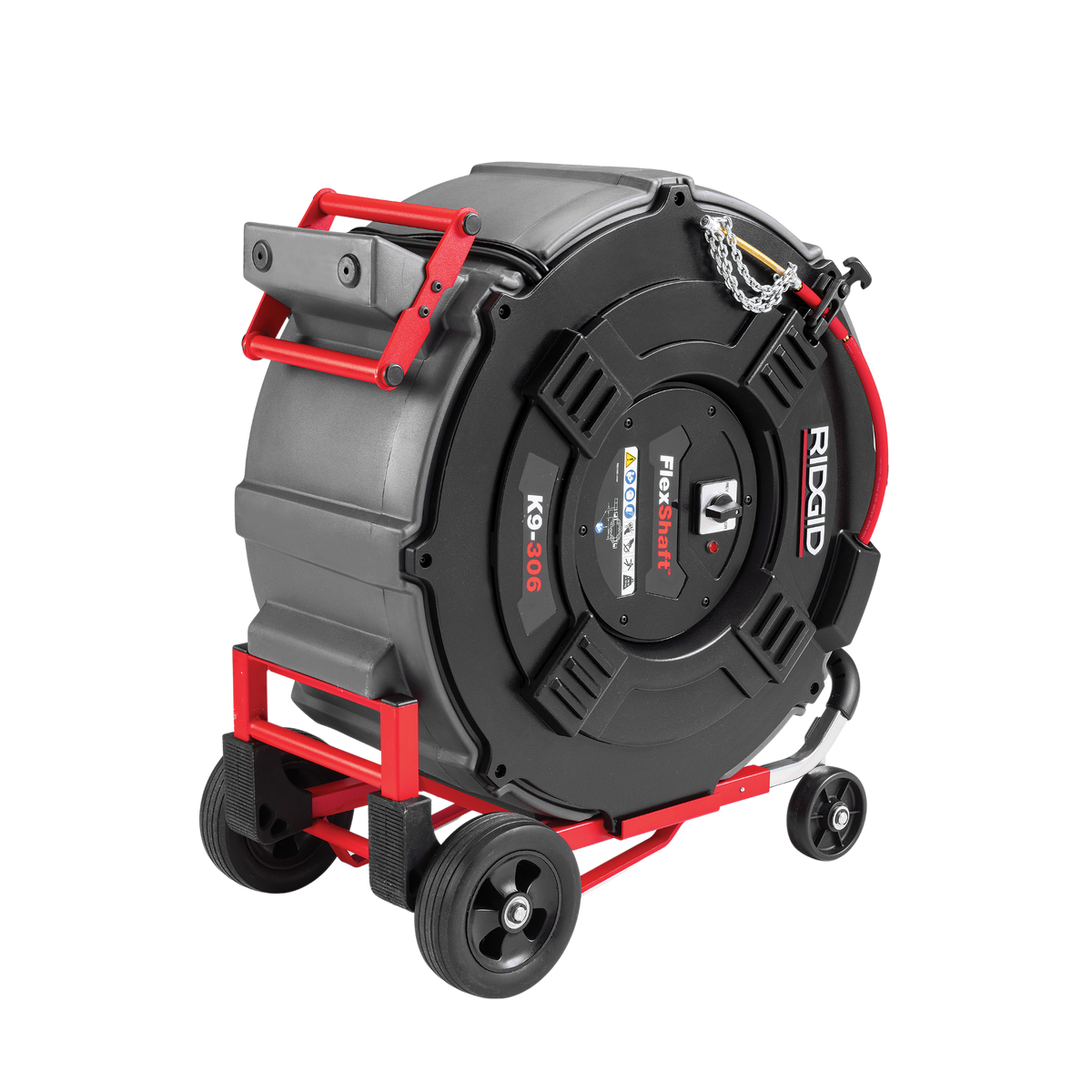 RIDGID 66593 FlexShaft K9-306 NA 3"-6" (75 mm - 150 mm) Pipes Includes: 3/8" by 125' (10 mm x 38 m) cable and kit RIDGID