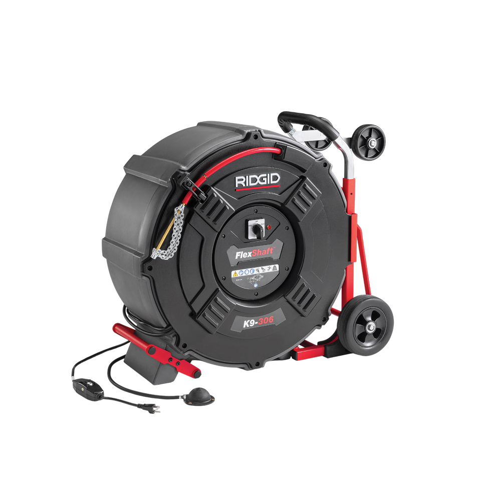 RIDGID 66593 FlexShaft K9-306 NA 3"-6" (75 mm - 150 mm) Pipes Includes: 3/8" by 125' (10 mm x 38 m) cable and kit RIDGID