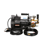 RIDGID 62687 KJ-1750 Water Jetter with Dual Pulse, H-41, H-42, and H-44 1/8" NPT Nozzles, H-51 and H-52 1/4" NPT Nozzles, 50' x 1/8" (15.2 m x 3.2 mm) Sink Trap Hose, Nylon Storage Bag, and Nozzle Cleaning Tool RIDGID