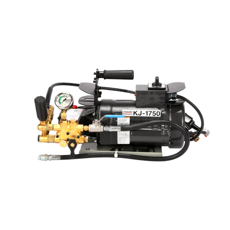 RIDGID 62687 KJ-1750 Water Jetter with Dual Pulse, H-41, H-42, and H-44 1/8" NPT Nozzles, H-51 and H-52 1/4" NPT Nozzles, 50' x 1/8" (15.2 m x 3.2 mm) Sink Trap Hose, Nylon Storage Bag, and Nozzle Cleaning Tool RIDGID