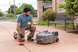 RIDGID 79773 KM-1004 FlexShaft Milling Machine Domestic (1 1/4in (32mm) - 4in (100mm)) with Batteries Charger RIDGID