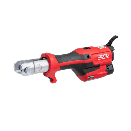 RIDGID 72543 RP 115 Mini Press Tool with Battery Kit & PureFlow Jaws (1/2”–3/4”) RIDGID