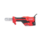 RIDGID 72543 RP 115 Mini Press Tool with Battery Kit & PureFlow Jaws (1/2”–3/4”) RIDGID