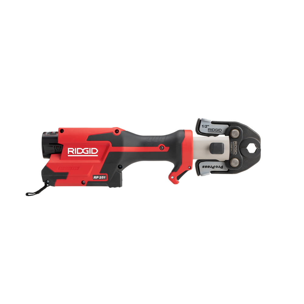 RIDGID 78148 RP 251 Press Tool Battery Kit with ProPress Jaws 1/2"-1 1/4" RIDGID