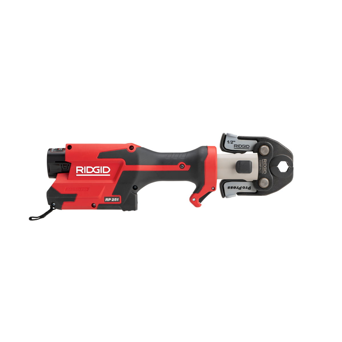 RIDGID 78148 RP 251 Press Tool Battery Kit with ProPress Jaws 1/2"-1 1/4" RIDGID