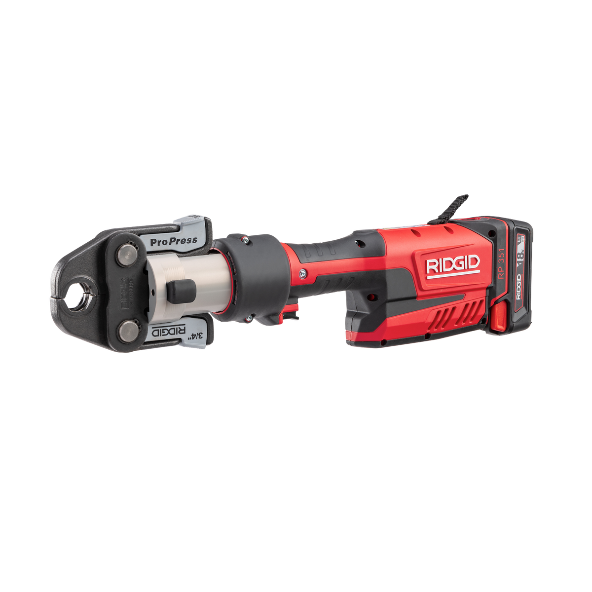 RIDGID 67178 RP 351 Press Tool with Battery Kit & ProPress Jaws (1/2"-2") RIDGID