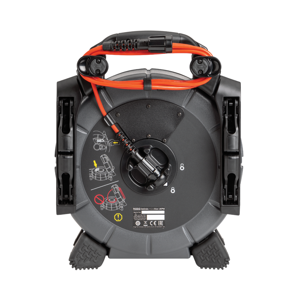 RIDGID SeeSnake microReel APX with TruSense Diagnostic Inspection Camera Back